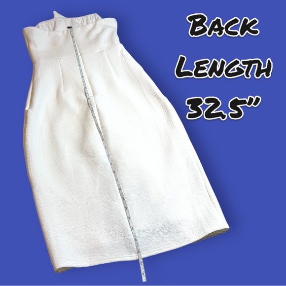 🎉HP!🎉NWT Vernacular Peplum Faux Wrap Style Knee Length Bustier Dress. Small - Picture 9 of 15